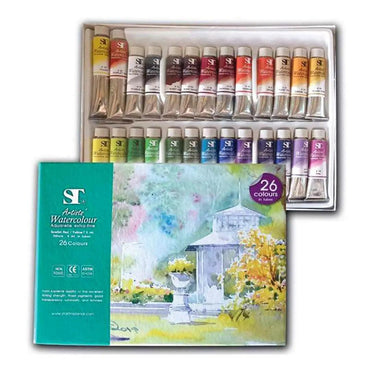 ST watercolor Tube set of Plastic Box 5ml The Stationers